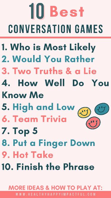 50 Best Conversation Games For Kids, Adults, Couples, & Families.